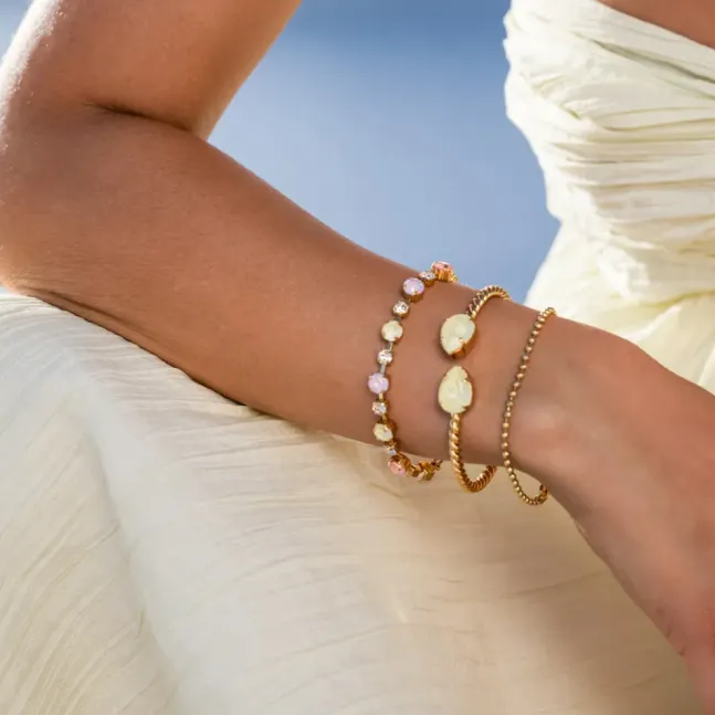 Mini Drop Bracelet Gold Soft Yellow
