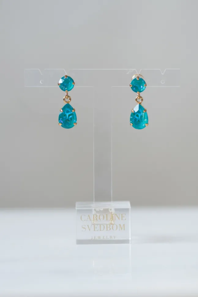 Mini Drop Earrings Gold Laguna Delite