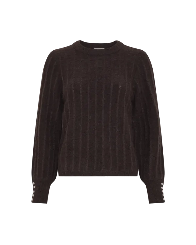 Mira Amalie Pullover Black Coffee