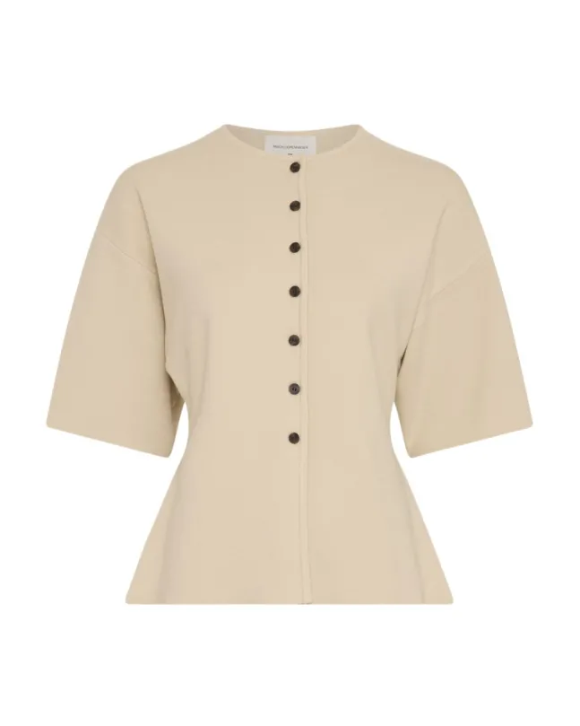Mirielle East 2/4 Cardigan Bleached Sand
