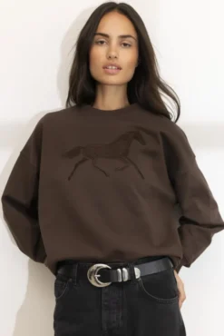 Moira Sweatshirt Dark Brown