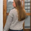 Monde Krestiane Pullover STP Egret/Hot Fudge
