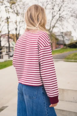 Monde Krestiane Pullover STP Egret/Rhododend