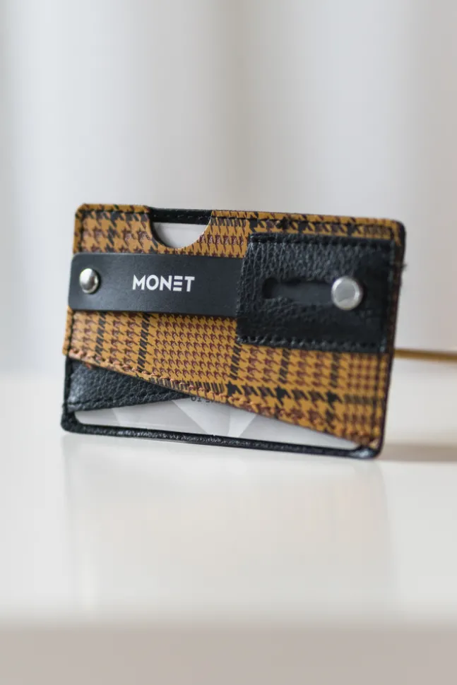 Monet Houndstooth Black