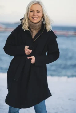 Monsun Coat New Black