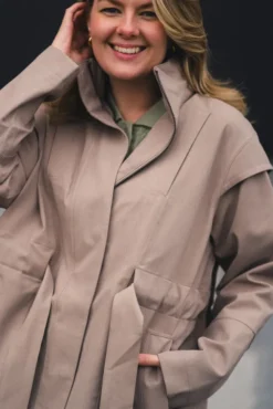 Monsun Coat Taupe