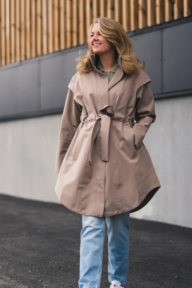 Monsun Coat Taupe