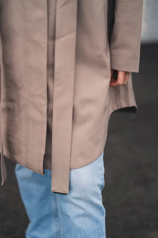 Monsun Coat Taupe