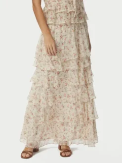 Morris Meadow Printed Skirt Creme