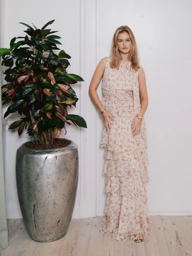 Morris Meadow Printed Skirt Creme