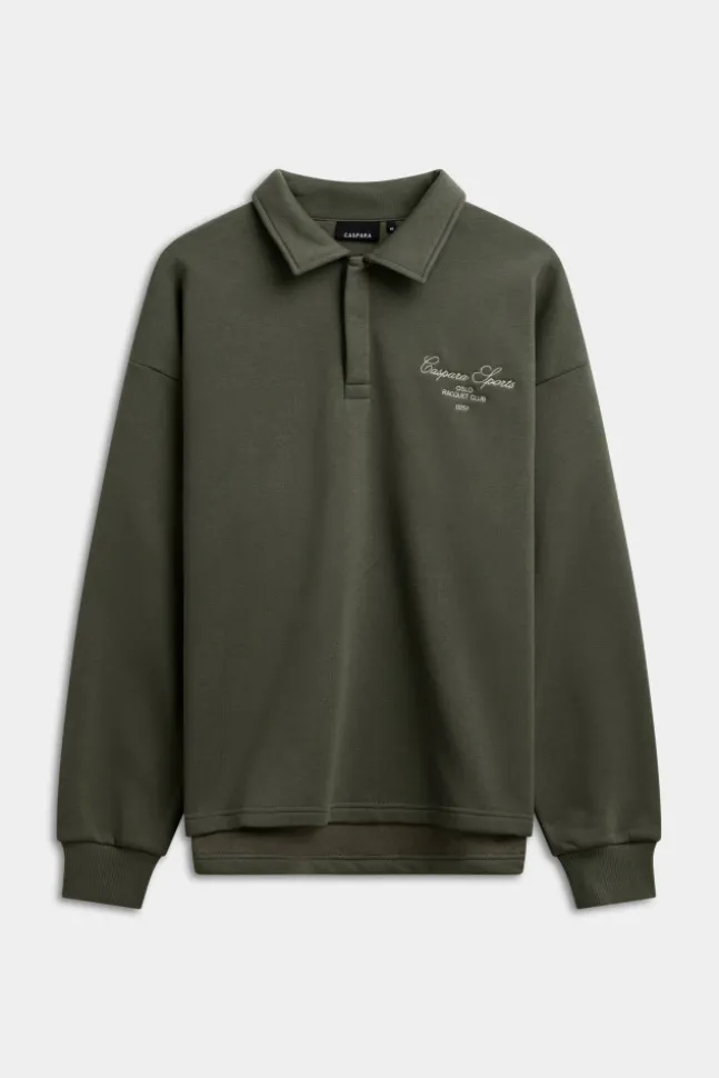 M. Racquet Club Rugby Shirt Dark Green