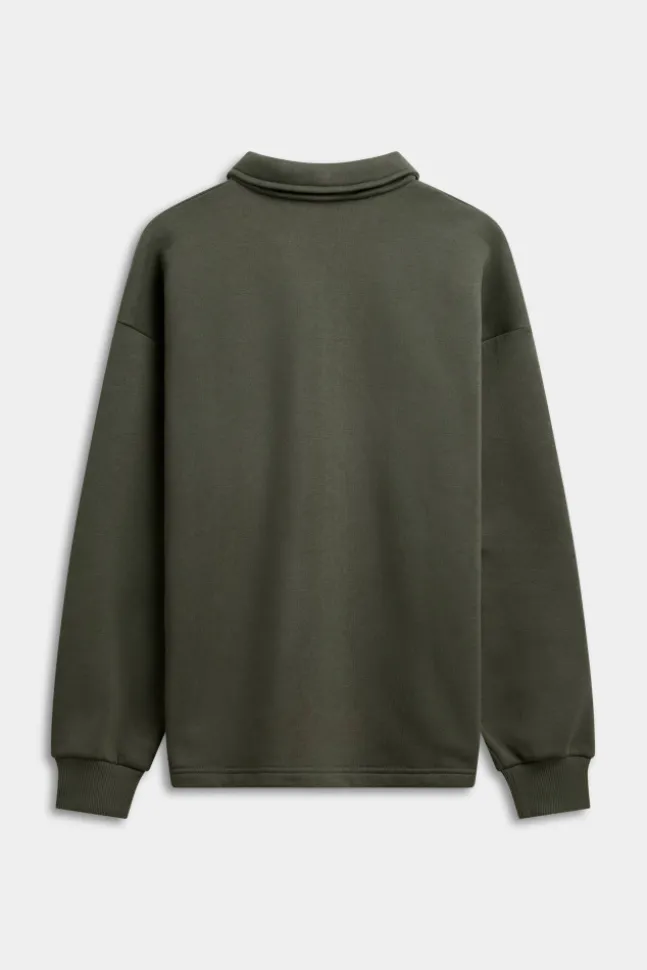 M. Racquet Club Rugby Shirt Dark Green