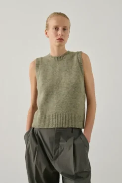 Namaste Sleeveless Jumper Pastel Green