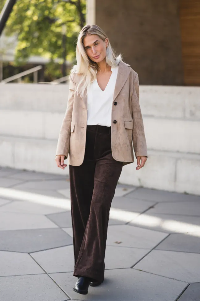 Namy Imitated Suede Blazer Sand