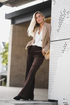 Namy Imitated Suede Blazer Sand
