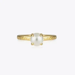 Natti Ring Gold Pearl