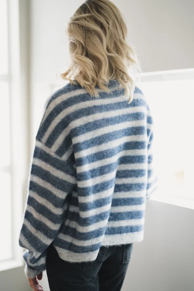 Nenybay Sweater Polar Melange Striped Tornado Melange