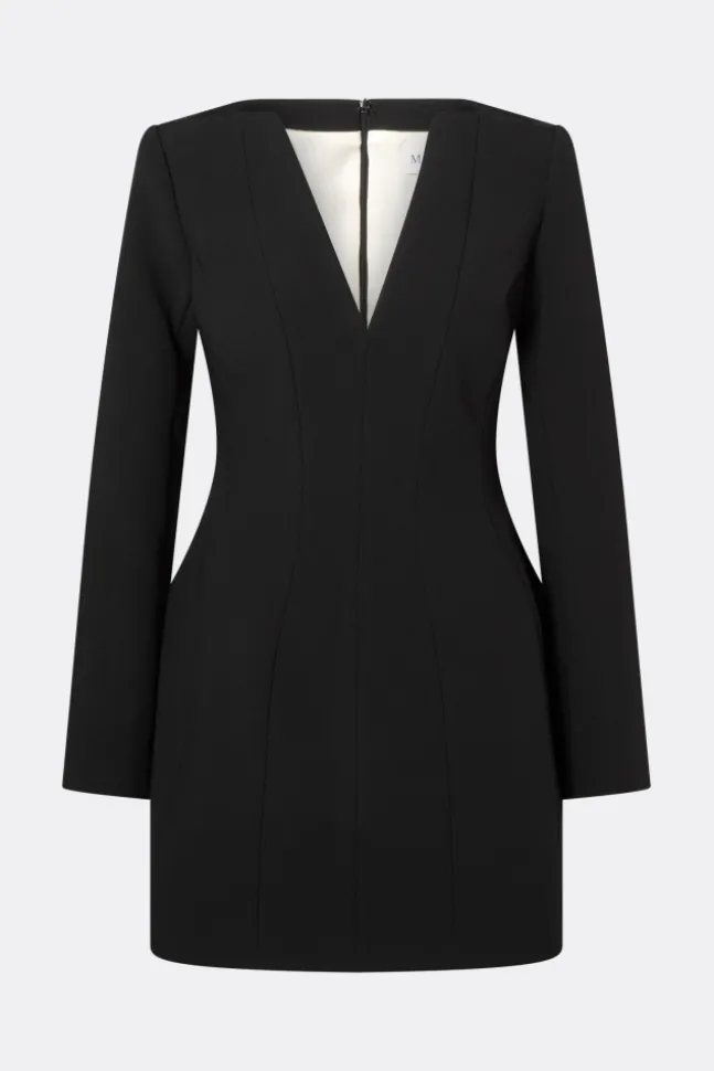 Ninni Cut-Out Shoulder Hourglass Mini Dress Black