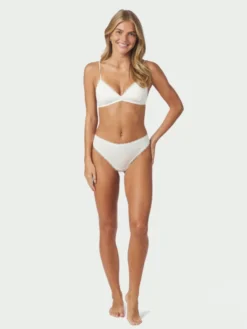 Nivia Pointelle String Offwhite