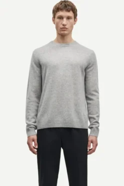 Nobis Crew Neck 6304 Grey Melange