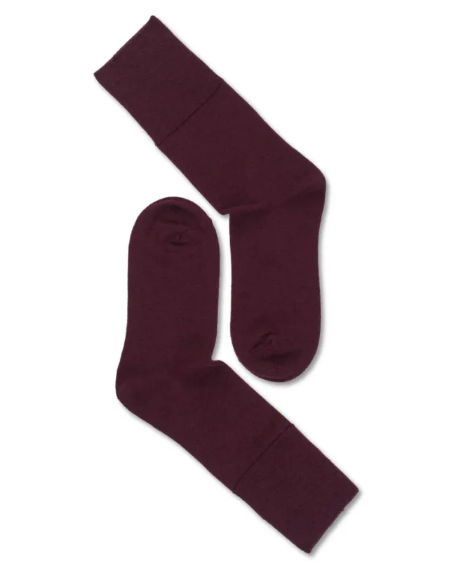 Note Fine Wool Comfort Top Burgundy