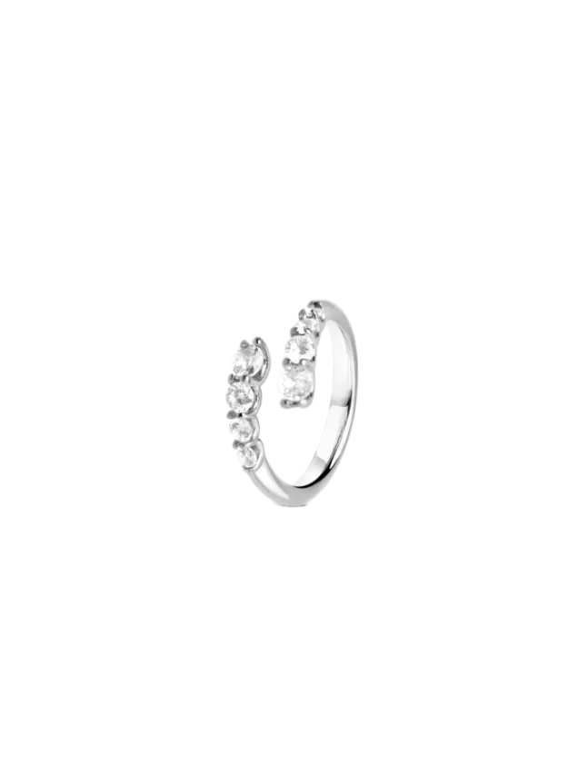 Ora Adjustable Ring Silver