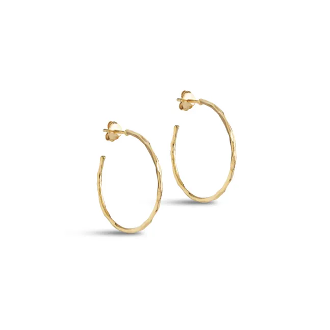 Organic Arena Medium Hoops Gold