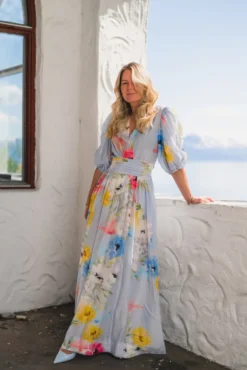 Organza Gown Blue Meadow