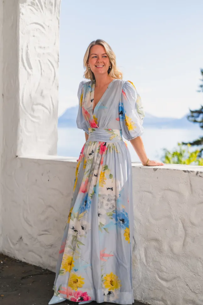 Organza Gown Blue Meadow