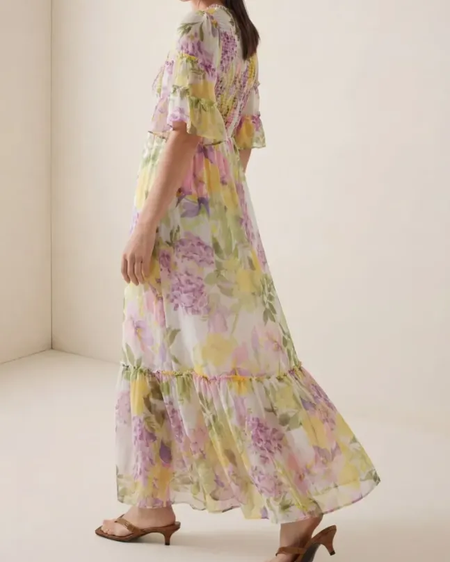 Organza Smocking Dress Springfield