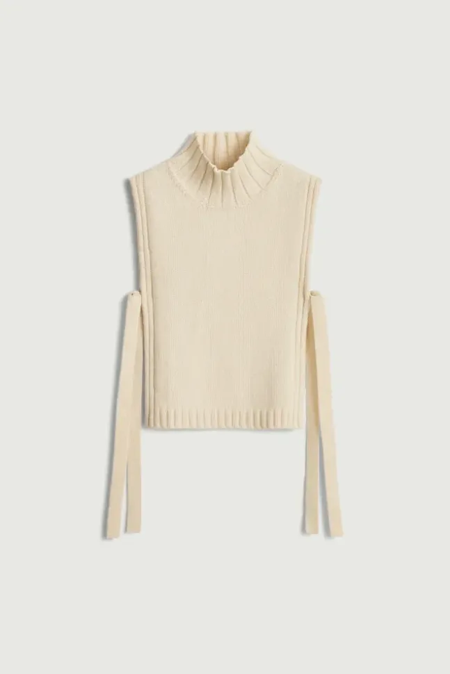 Or Wool Pullover Ecru
