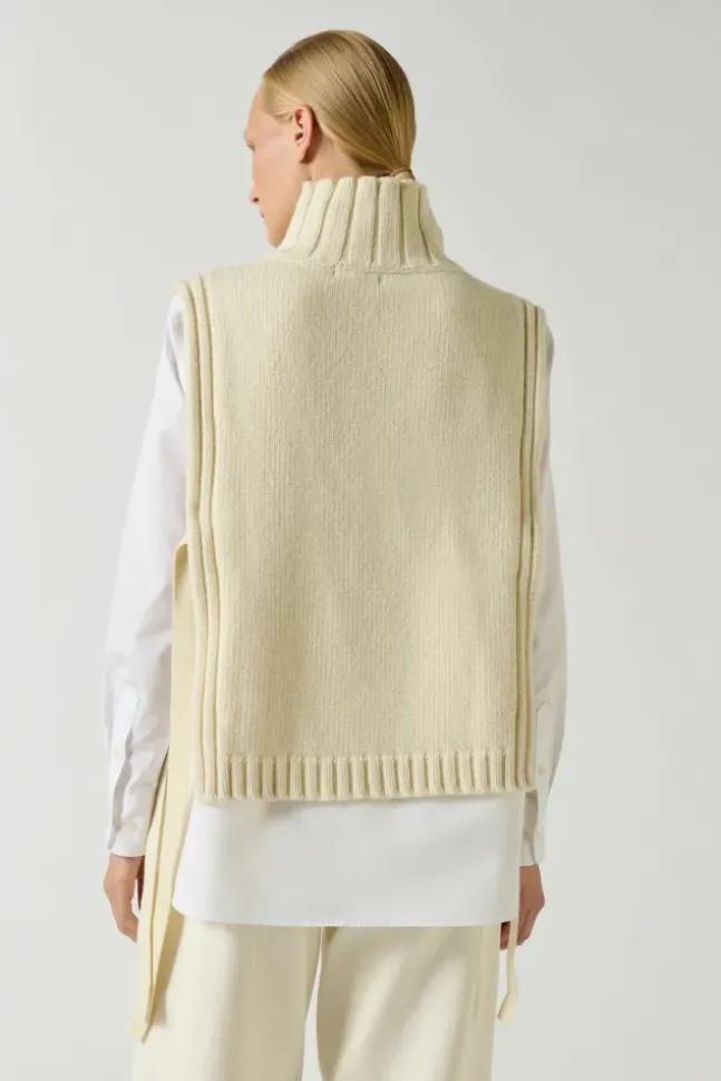 Or Wool Pullover Ecru