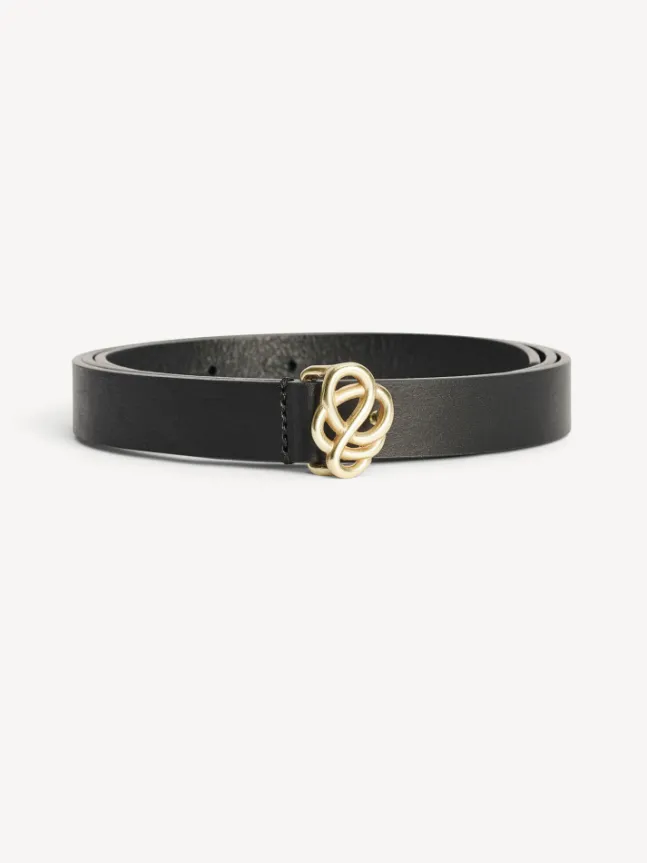 Ouma Leather Belt Black