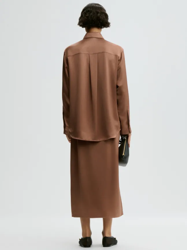 Pacia Skirt Latte Brown