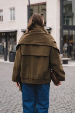 Paige Wool Jacket Khaki