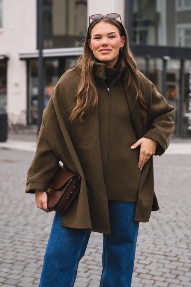 Paige Wool Jacket Khaki