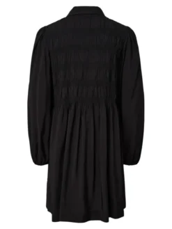 Pala LS Smock Shirt Dress Black