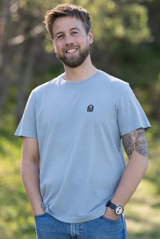 Patch Tee Man Bluestone