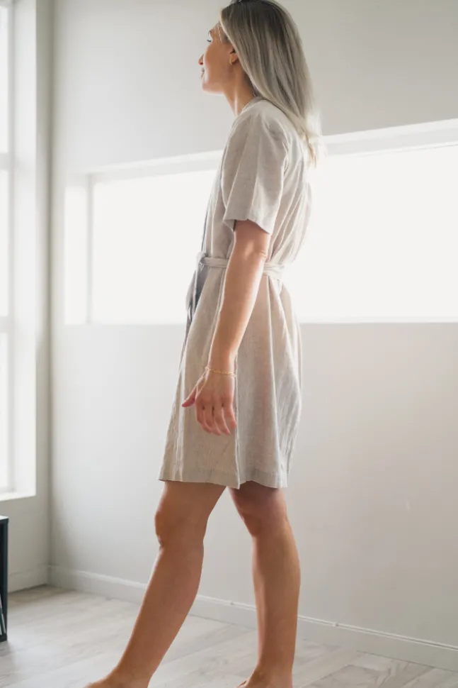 Pennie Ginia 2/4 Shirt Dress Sand