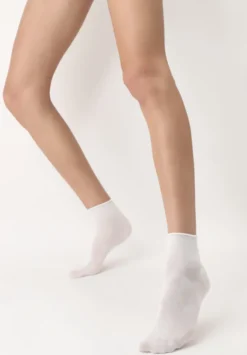 Perfect Comfort Lyocell Sock White