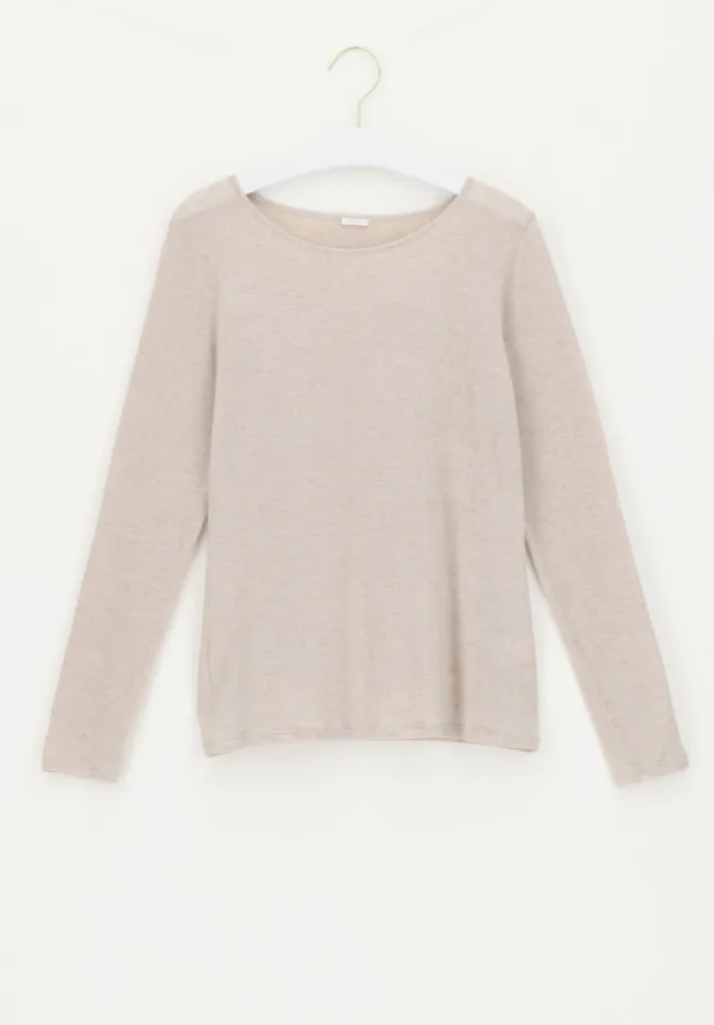 Perfect Line Cashmere Longsleeve Beige