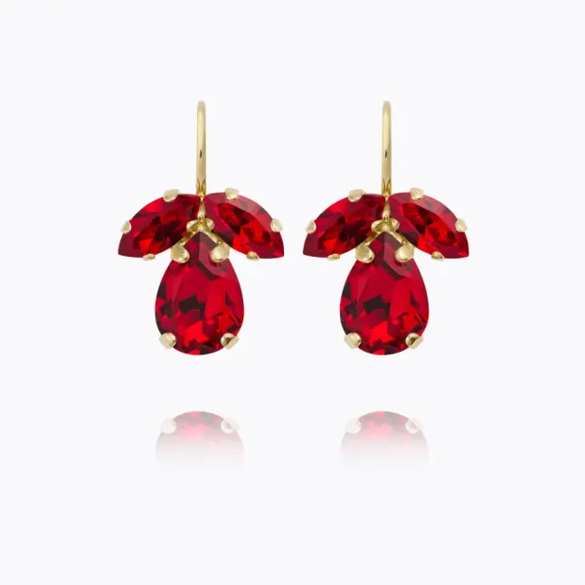 Petite Timo Earrings Gold Light Siam