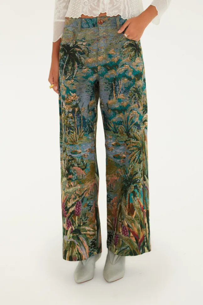 Petricor Multicolor Jacquard Denim Multicolor