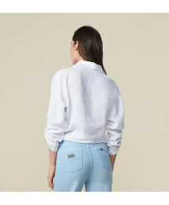 Pia Linen Shirt White