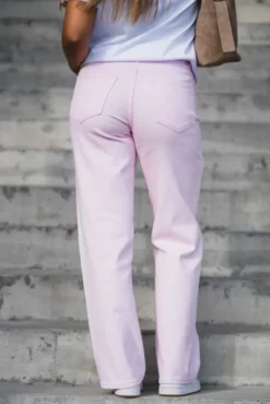 Pira HW Straight Pink Jeans Ballerina
