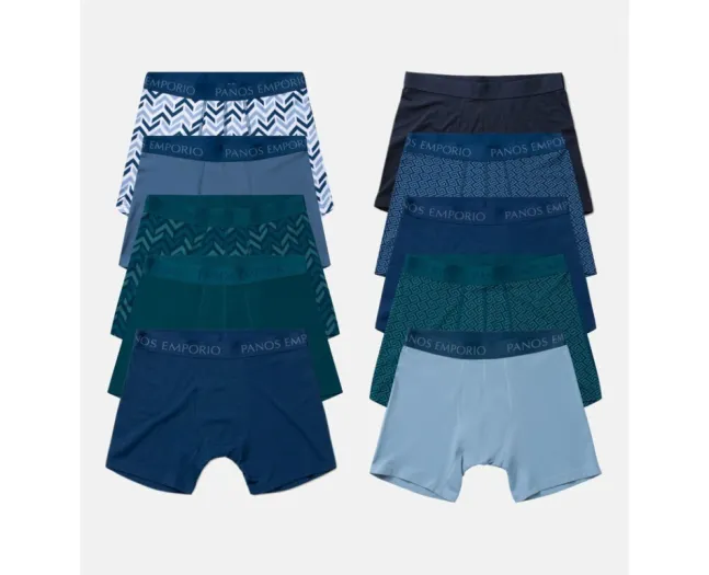 10pk Base Bamboo Boxer Assorted