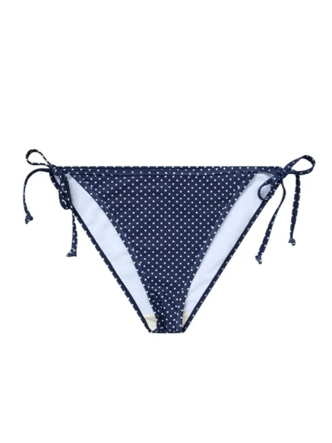 Polka Dot Baila Bikini Tanga Navy Blue