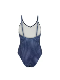 Polka Dot Bea Swimsuit Navy Blue