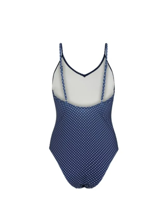 Polka Dot Bea Swimsuit Navy Blue