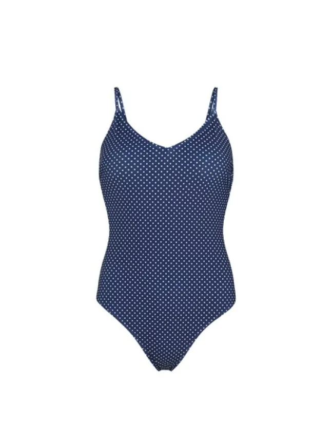 Polka Dot Bea Swimsuit Navy Blue